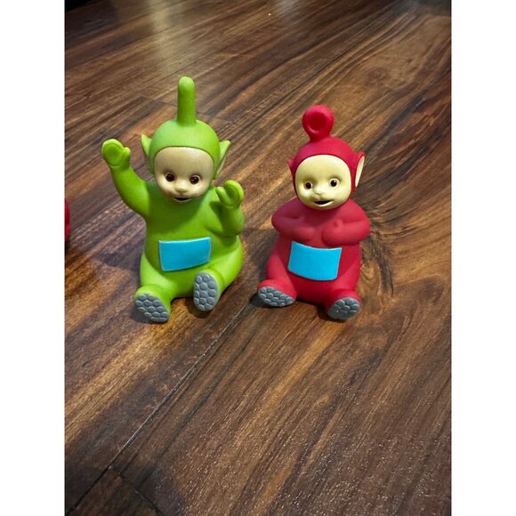 Teletubbies Vtg Mega Bloks INDOOR Play Mat and blocks 24” RARE 1999 Noo-no READ - Picture 15 of 16